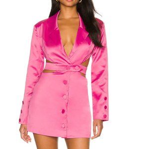 For Love and Lemons Pink Marie Blazer Mini Dress!!! Size L